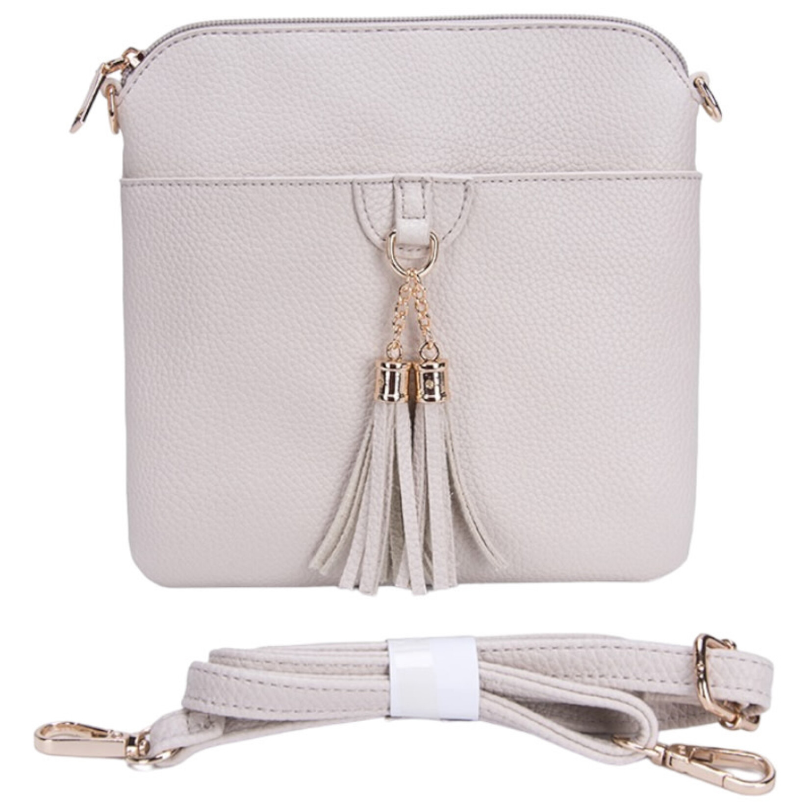 PROYA FASHION PROYA ADJUSTABLE STRAP TASSEL CROSSBODY 3308