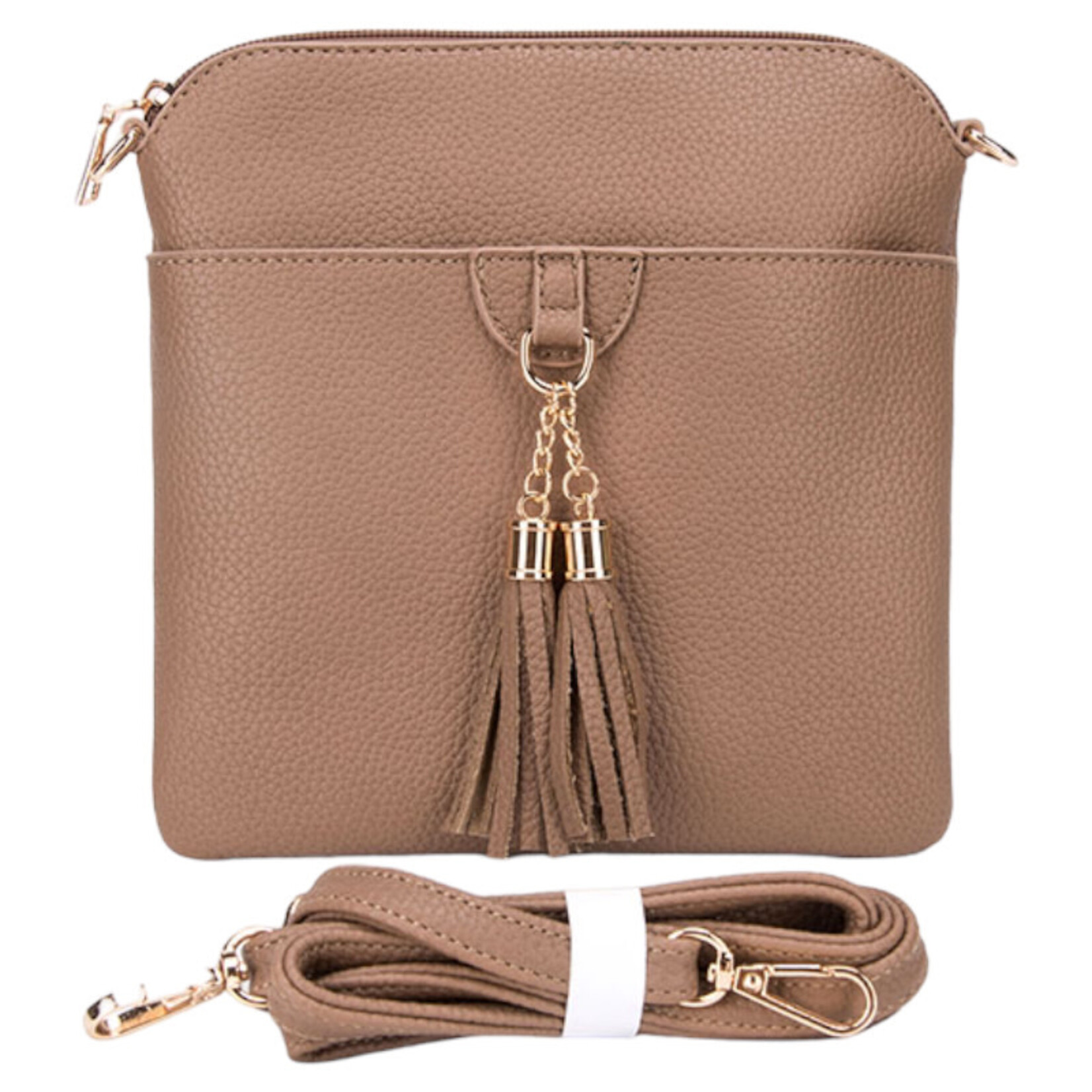 PROYA FASHION PROYA ADJUSTABLE STRAP TASSEL CROSSBODY 3308