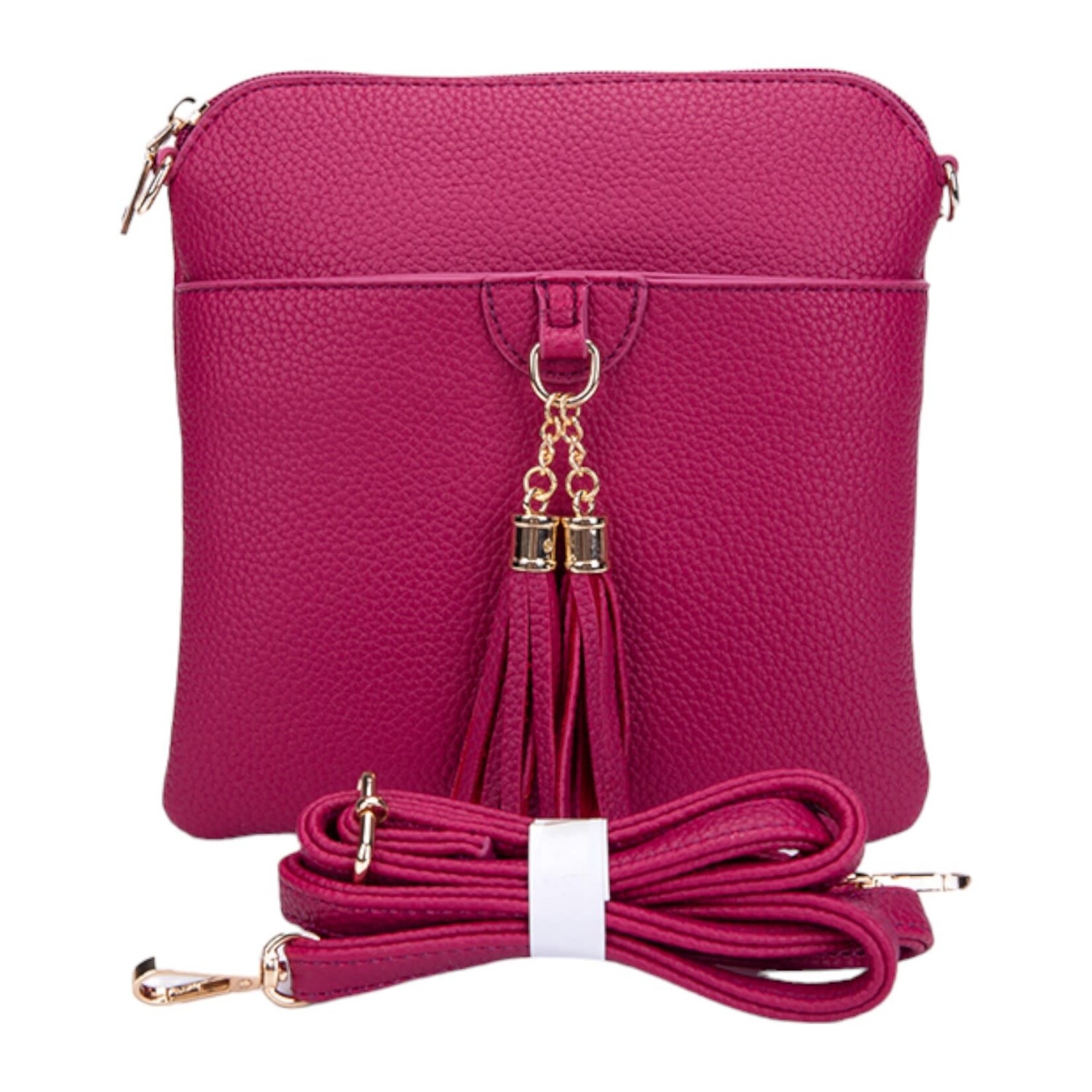 PROYA FASHION PROYA ADJUSTABLE STRAP TASSEL CROSSBODY 3308
