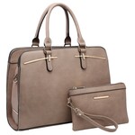 DASEIN DASEIN SATCHEL WITH MATCHING WRISTLET XL-18-8043