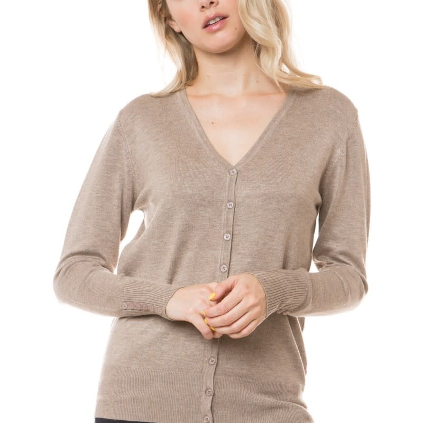 CIELO CIELO BUTTON UP LONG SLEEVE CARDIGAN SW2050