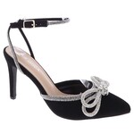 TOP MODA TOP MODA RHINESTONE BOW HEEL FREYA-5