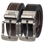 LEVIS LEVI'S 38MM REVERSIBLE CUT EDGE BELT 11LV02KB