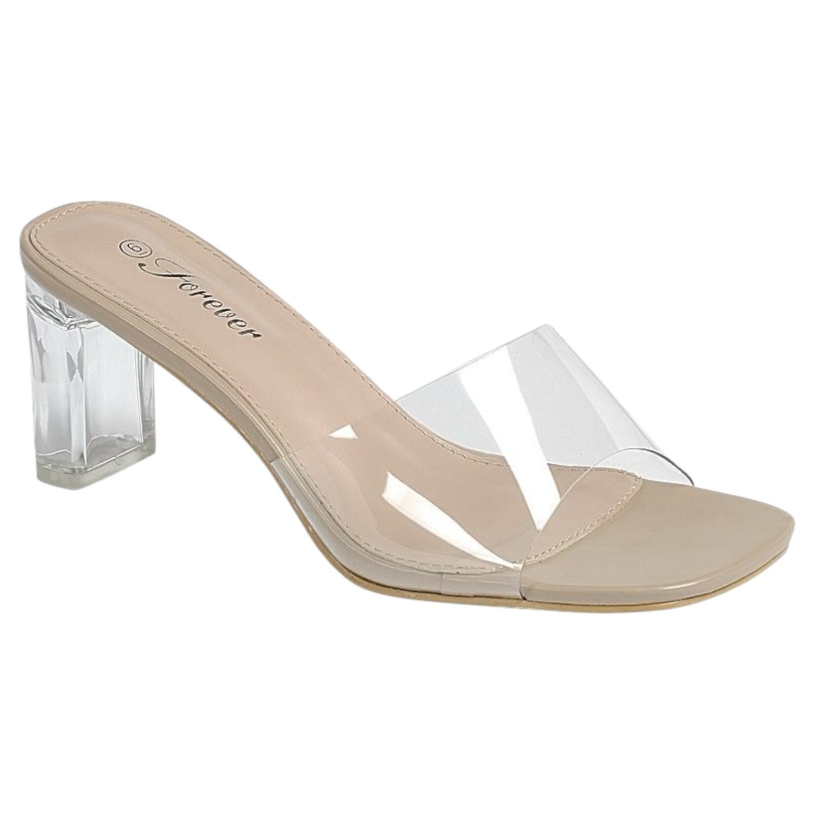 FOREVER FOREVER CLEAR BAND HEEL DIGNIFIED-20