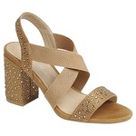 DELICACY FOREVER RHINESTONE BLOCK HEEL MONA-02