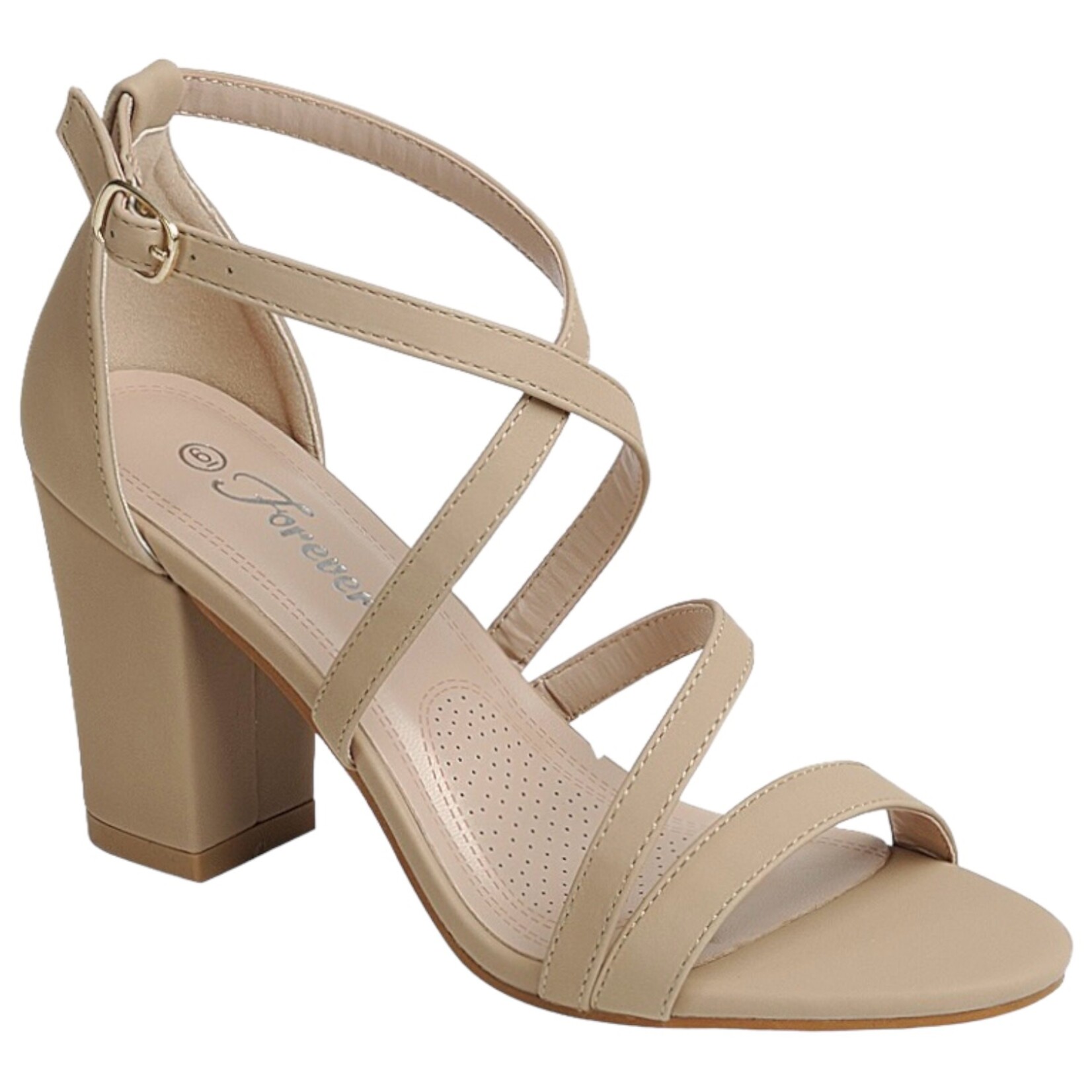 FOREVER FOREVER STRAPY BLOCK HEEL KIND-40