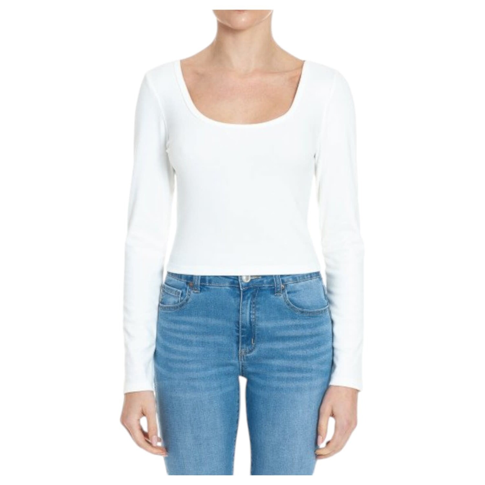 AMBIANCE APPAREL AMBIANCE LONG SLEEVE TOP 75410