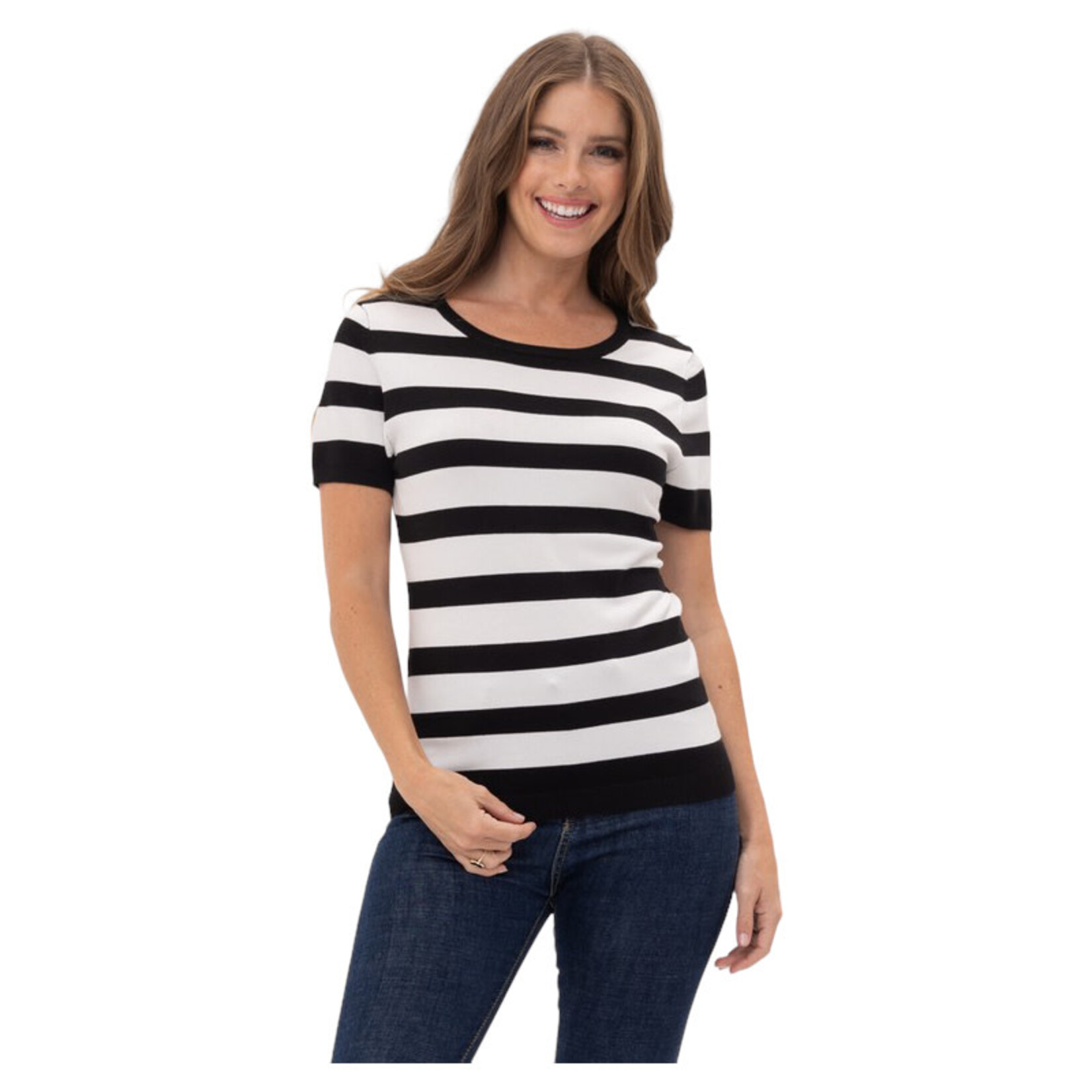 CIELO CIELO SHORT SLEEVE SWEATER SW55