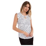 PERSEPTION PERSEPTION KEYHOLE CAP SLEEVE TOP TP-MS-744