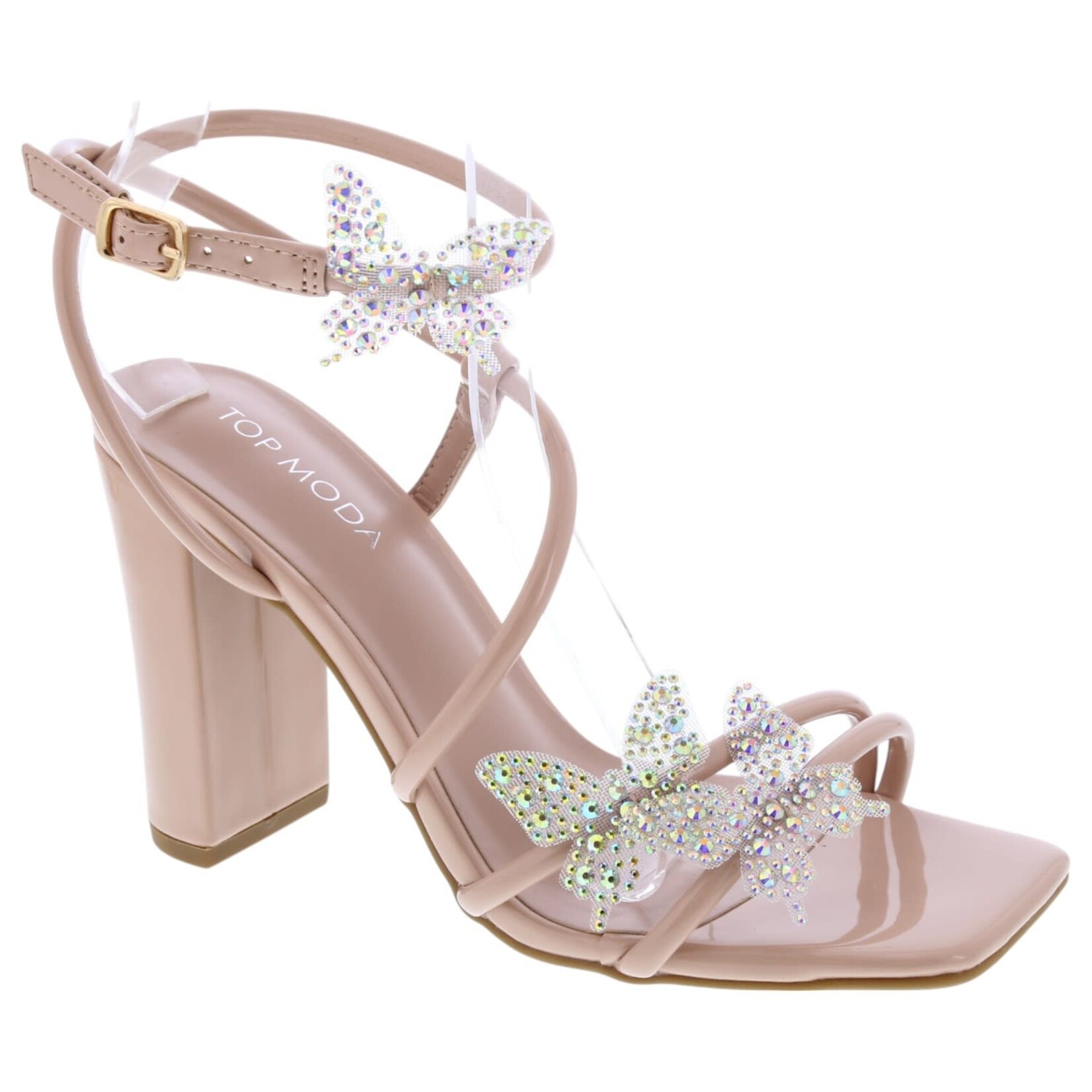 TOP MODA TOP MODA STRAPPY BUTTERFLY BLOCK HEEL AGATHA-8