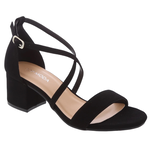 TOP MODA TOP MODA CROSS STRAP BLOCK HEEL DARCIE-99