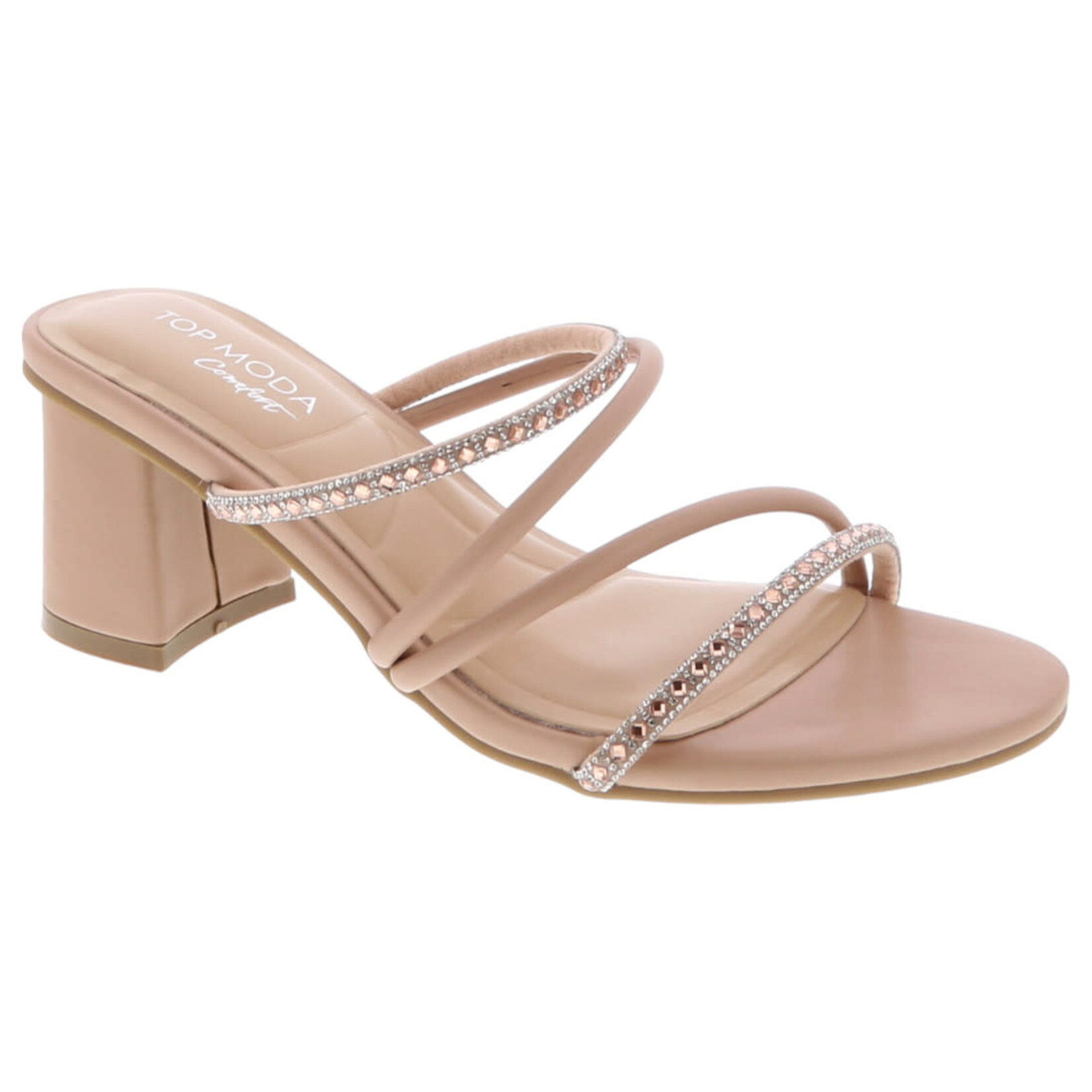 TOP MODA TOP MODA STRAPPY BLOCK HEEL CITY-20