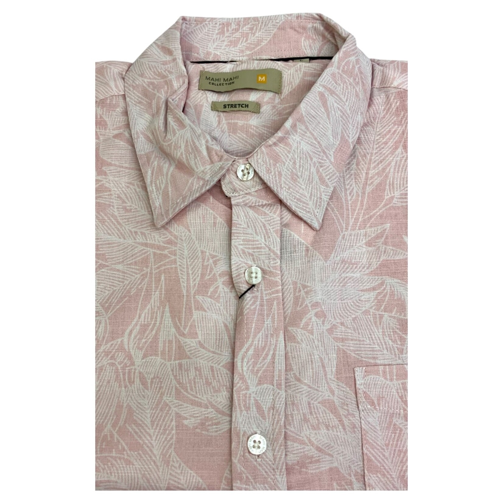 MAHI MAHI MAHI MAHI LINEN SHORT SLEEVE SHIRT MT-323
