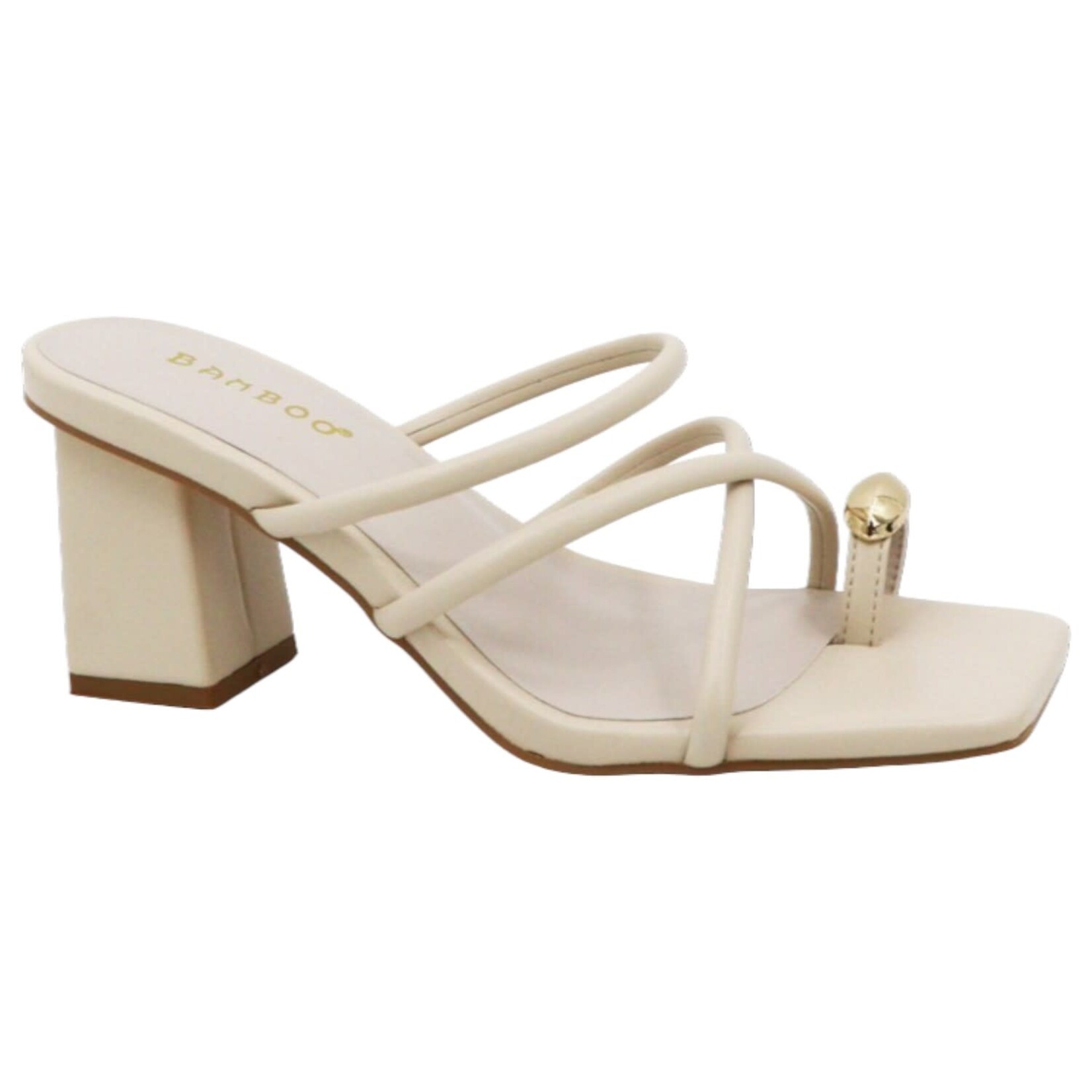 BAMBOO BAMBOO TOE RING BLOCK HEEL LASTING-60