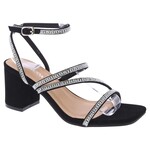 TOP MODA TOP MODA RHINESTONE SLINGBACK BLOCK HEEL PRAIRIE-35