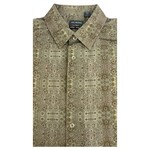 VAN HEUSEN VAN HEUSEN PRINTED FITTED STRETCH SHORT SLEEVE SHIRT 500132