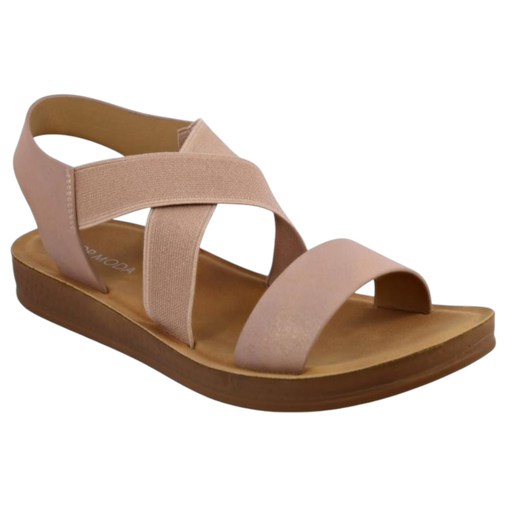TOP MODA TOP MODA ELASTIC CROSS BAND SANDAL ROWEN-1