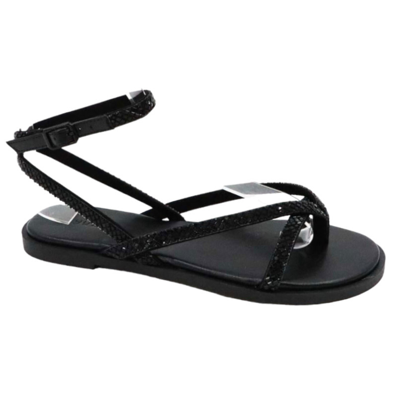 BAMBOO BAMBOO RHINSTONE THONG STRAP SANDAL LEAD-09