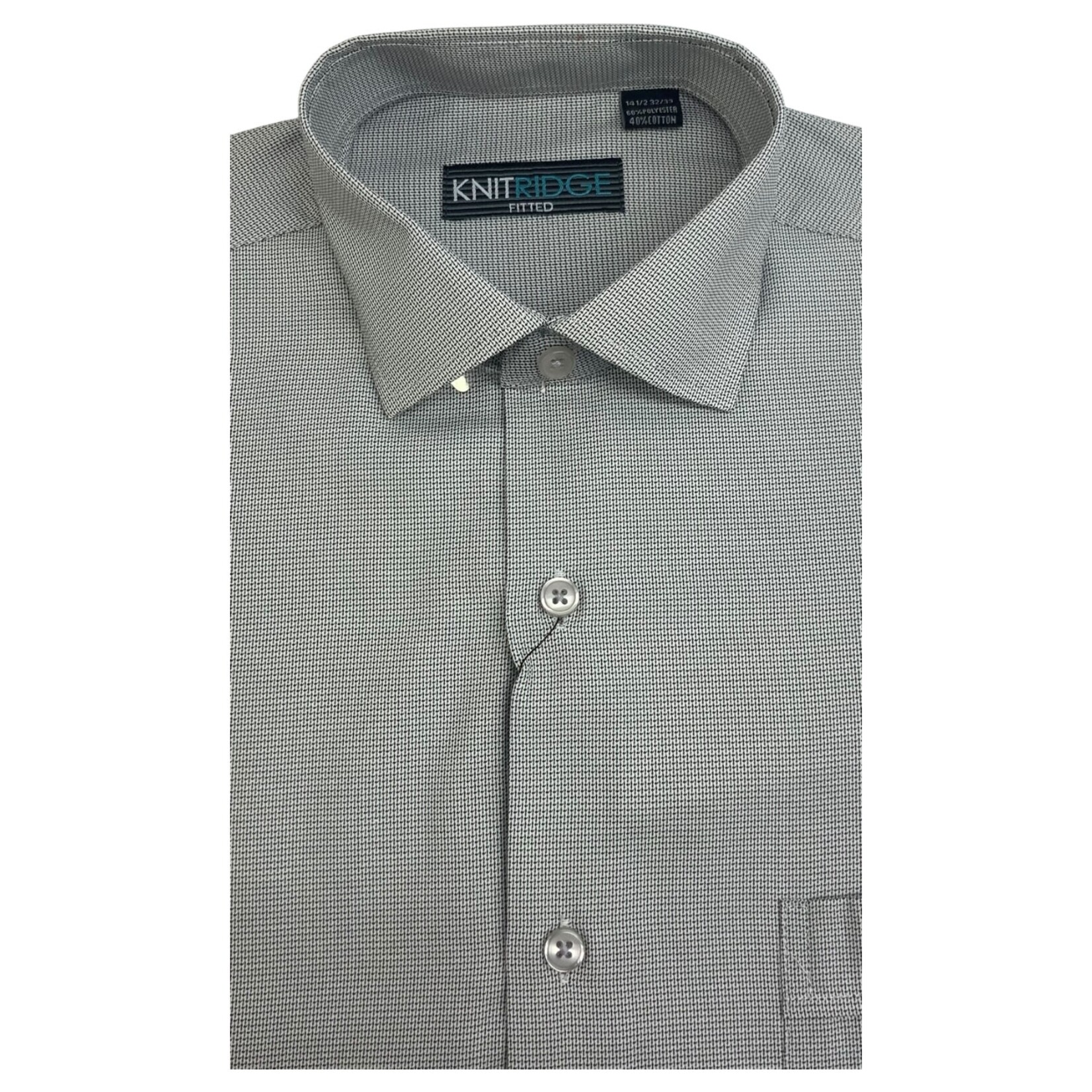 KNIT RIDGE KNIT RIDGE PATTERN LONG SLEEVE SHIRT KR011