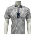 GIORGINNI GIORGINNI SHORT SLEEVE PATTERNED SHIRT FPS-2445