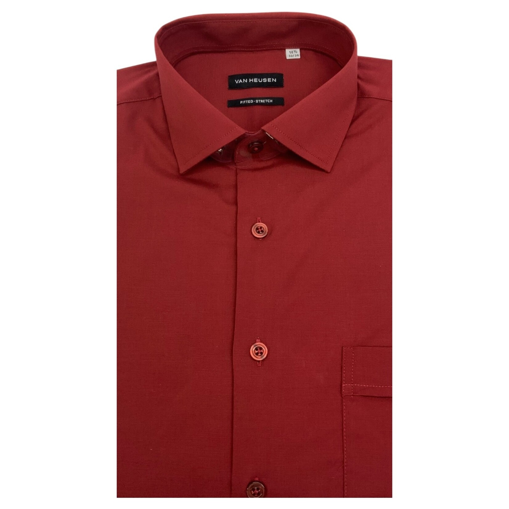 VAN HEUSEN VAN HEUSEN FITTED STRETCH  LONG SLEEVE SHIRT 500076