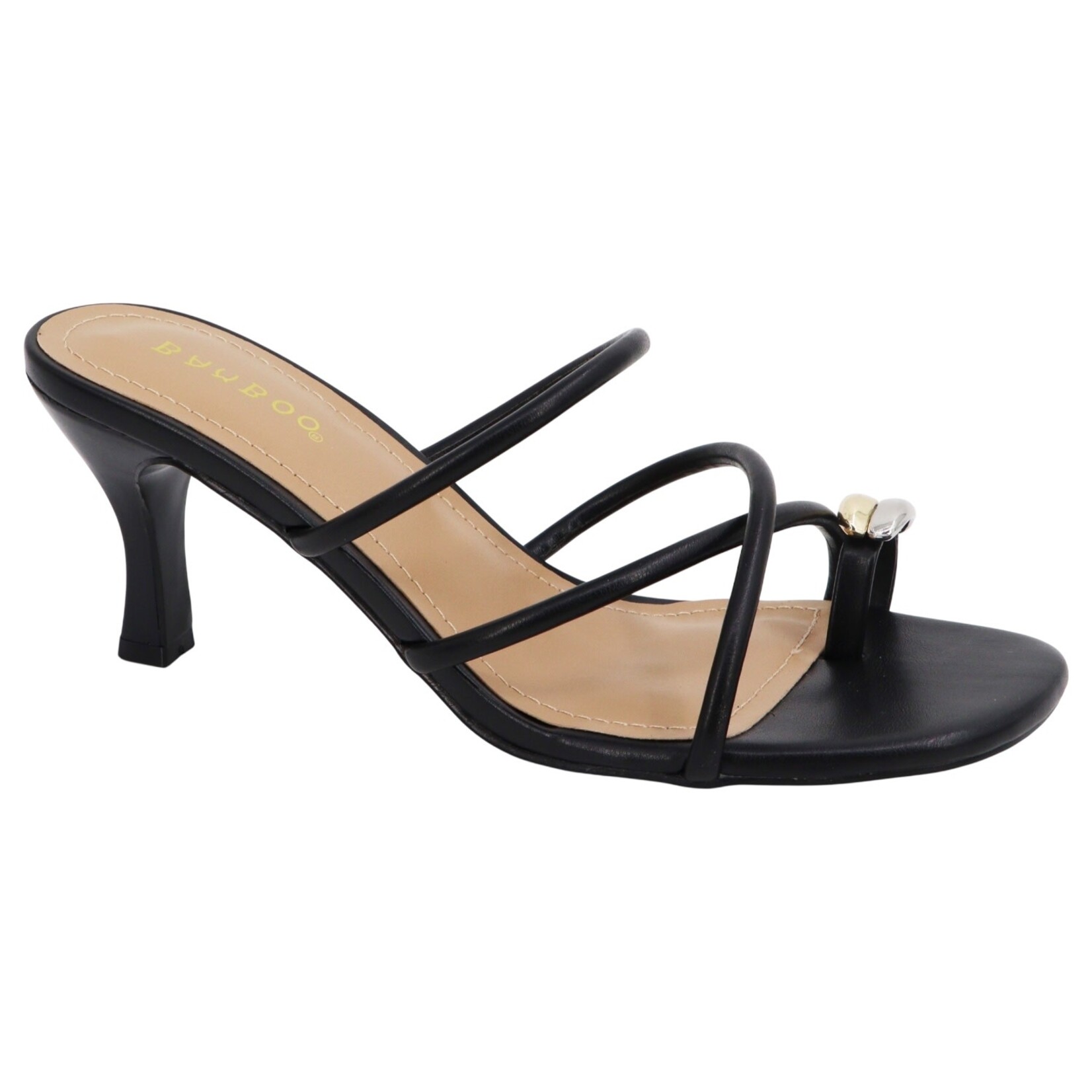 ANNE MICHELLE ANNE MICHELLE STRAPPY TOE RING HEEL FRITZY-10