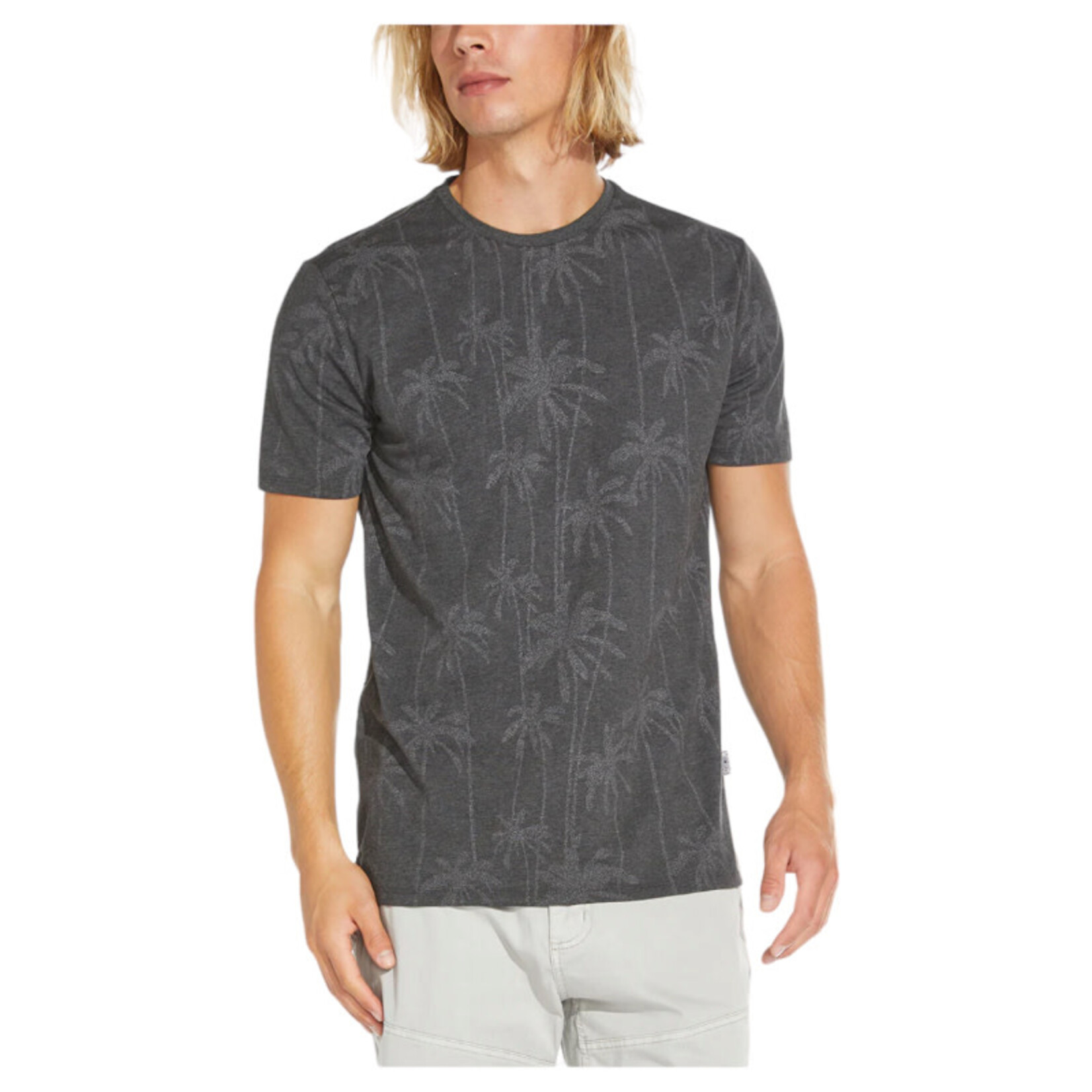 MICROS MICROS PALM PRINT CREW NECK T-SHIRT MZST-9246