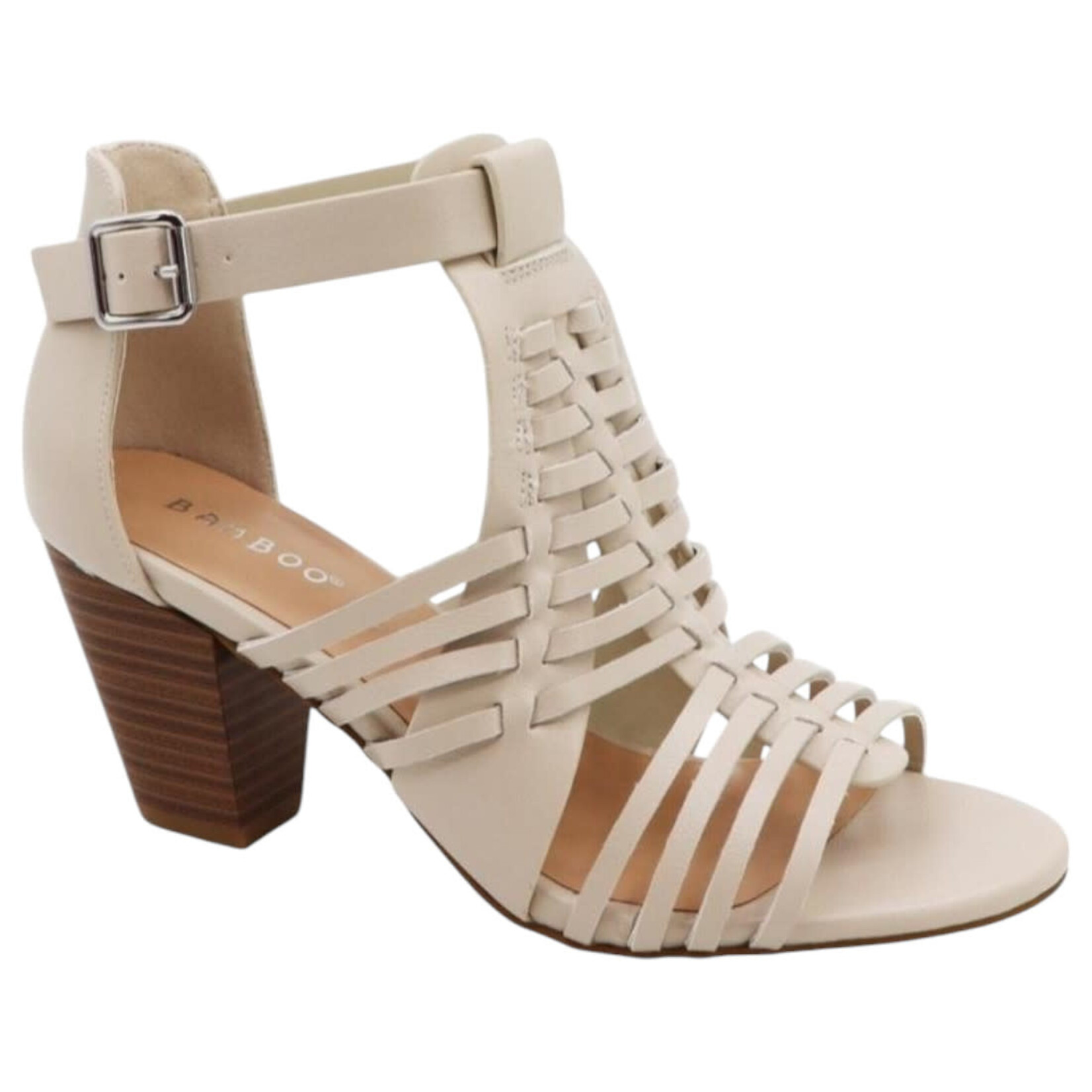 BAMBOO BAMBOO CAGED STRAPPY BLOCK HEEL THANDIE-08