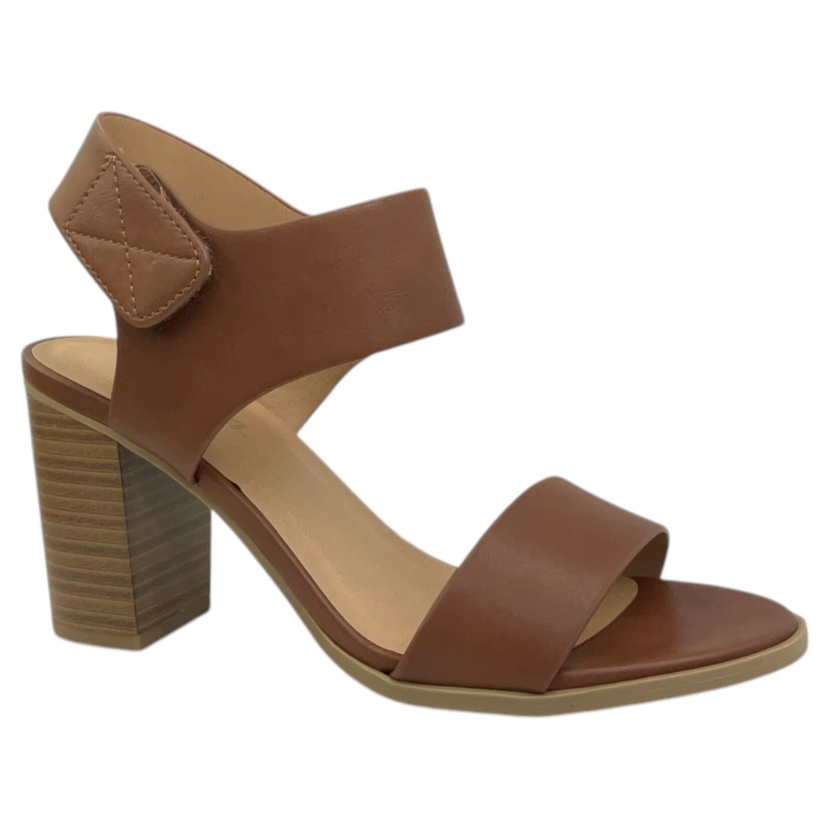 SODA SODA STACKED BLOCK HEEL WILLA