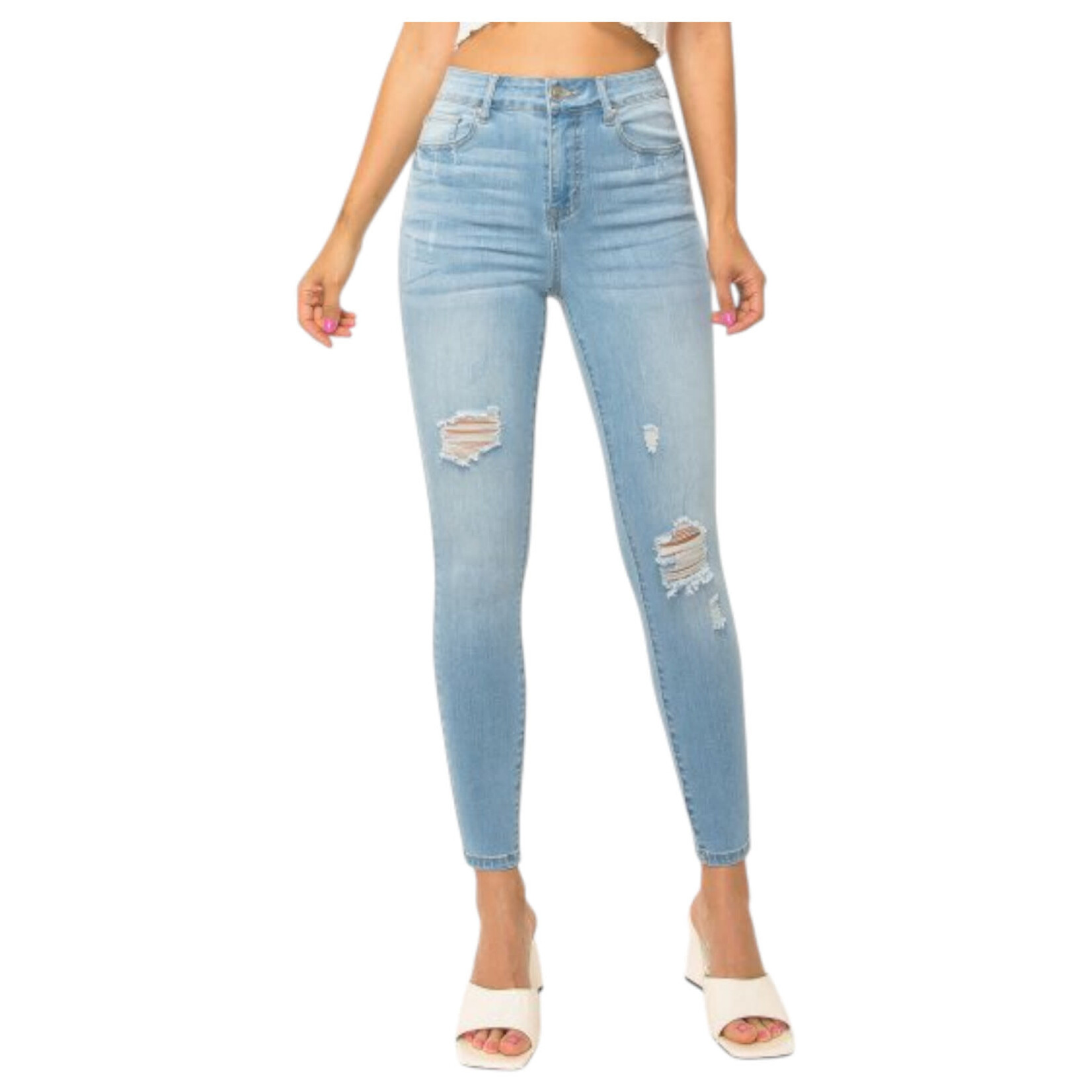 WAX JEANS WAX JEANS RAYON STRETCH SKINNY 90328