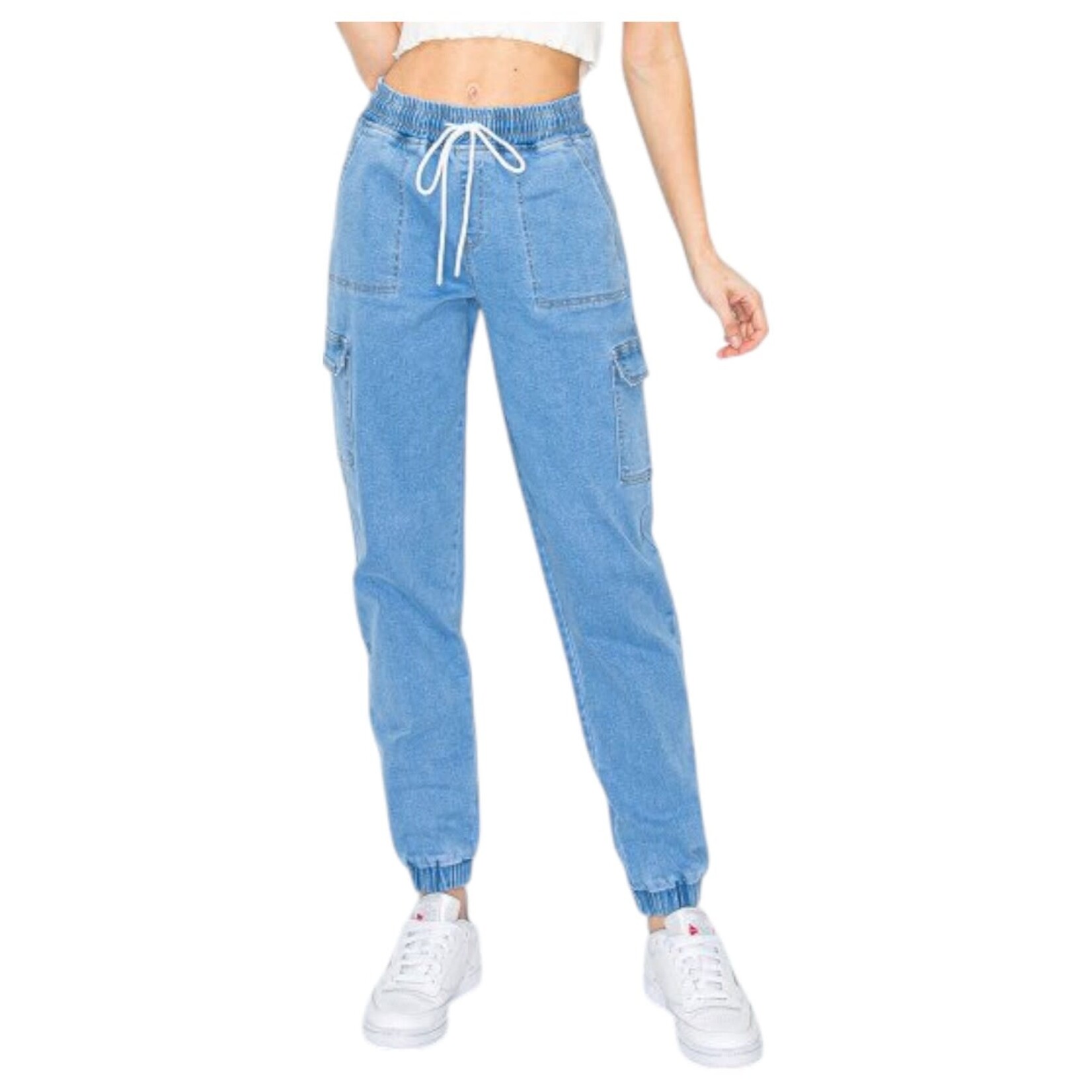 WAX JEANS WAX JEANS CARGO JOGGER JEAN 90334