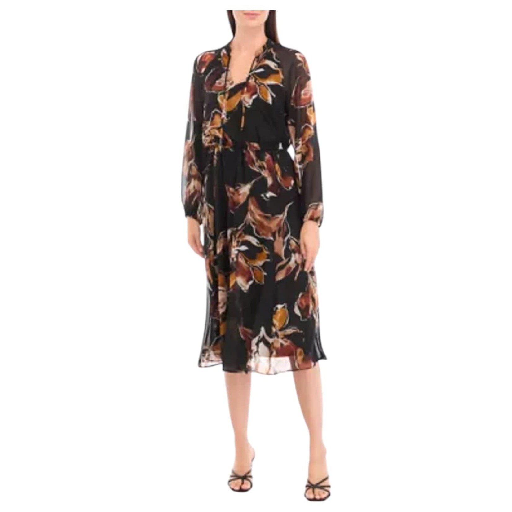 SANDRA DARREN SANDRA DARREN LONG SLEEVE FLORA DRESS 77627