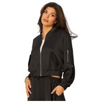 LOVE POEM LOVE POEM SATIN BOMBER JACKET SATIN-J1