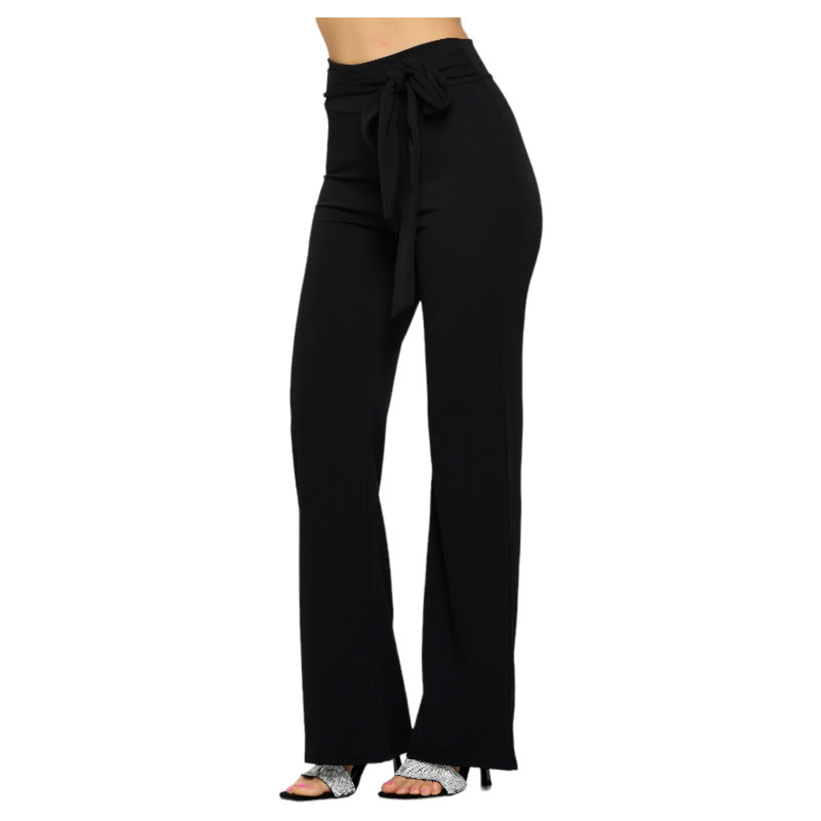CHOCOLATE CHOCOLATE TIE WAIST MEX SCUBA PANTS LV1055