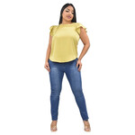 LAC BLEU LAC BLEU CAP SLEEVE TOP B3683
