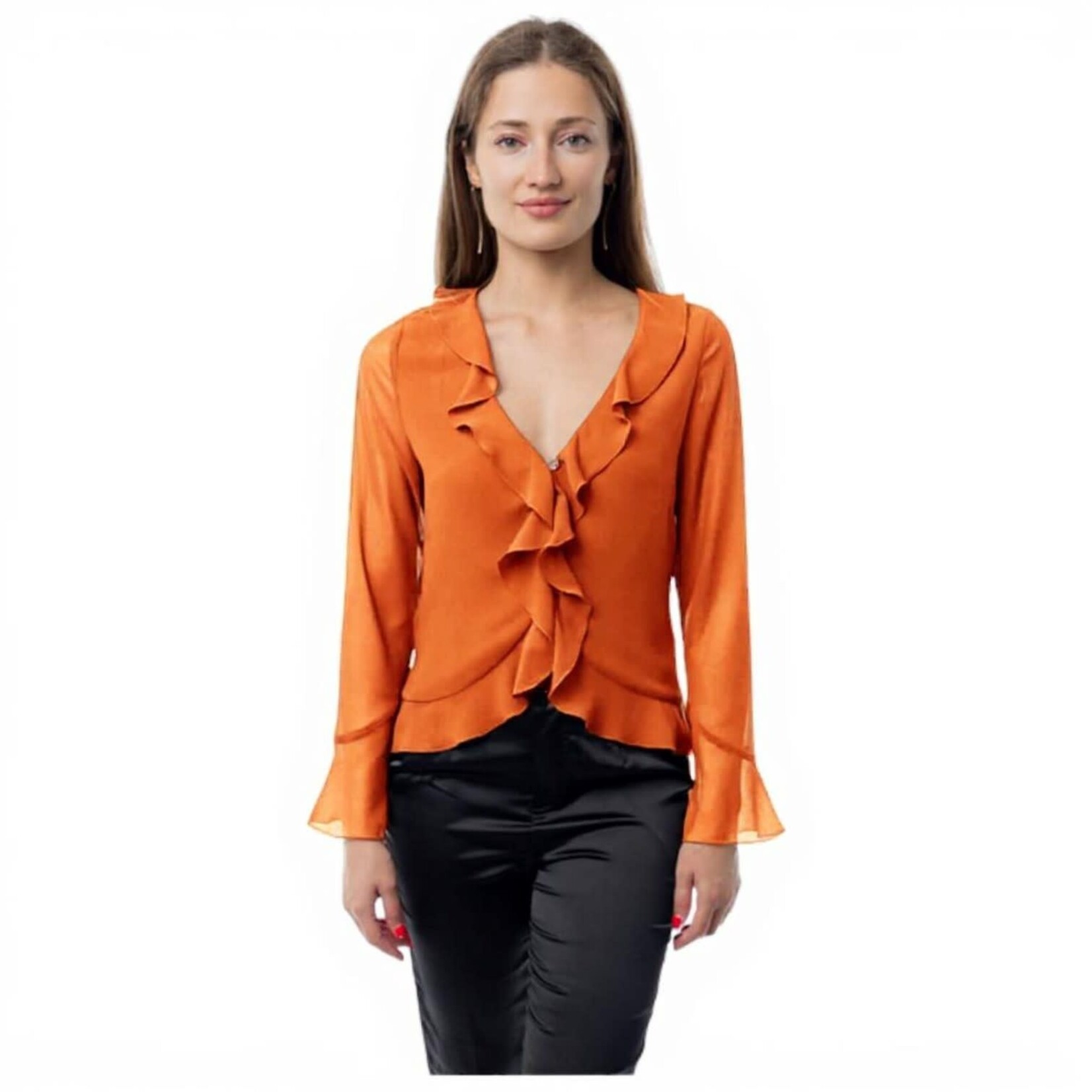 NAKED ZEBRA NAKED ZEBRA RUFFLE TOP EB119033
