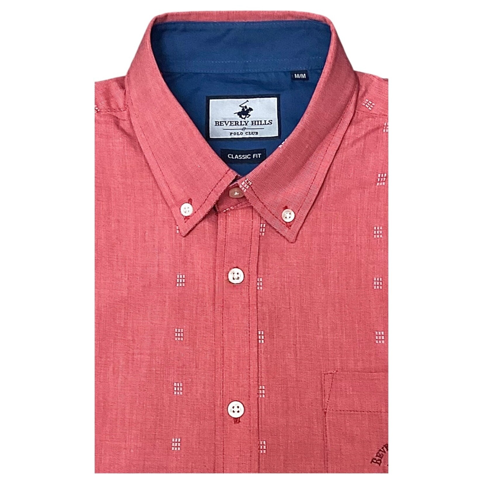 BEVERLY HILLS POLO CLUB BEVERLY HILLS  SHORT SLEEVE SHIRT BMS5-0905