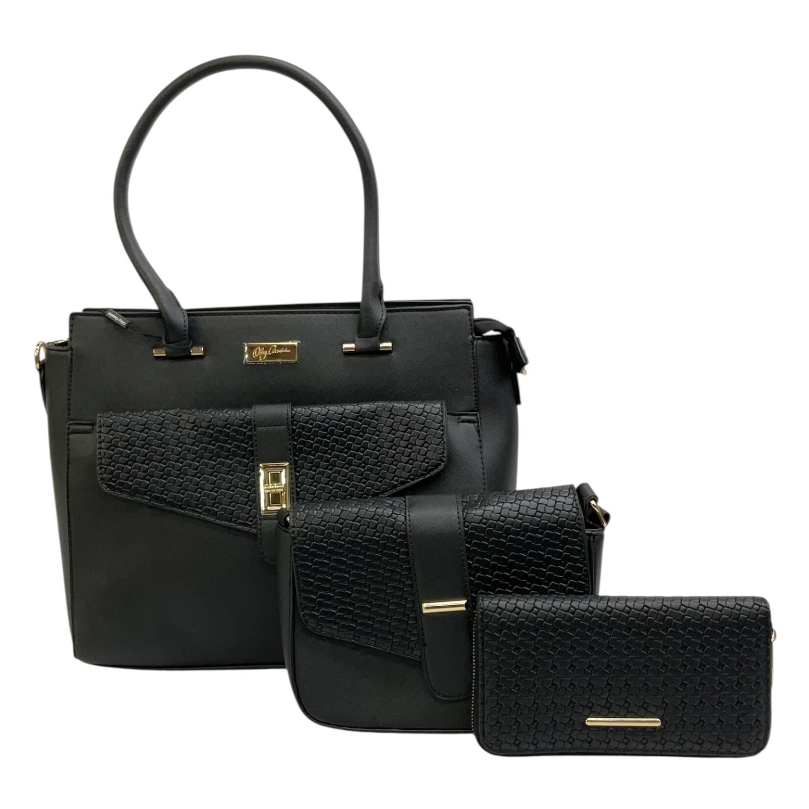 OLEG CASSINI OLEG CASSINI HANDBAG SET OWC-06-221-M4