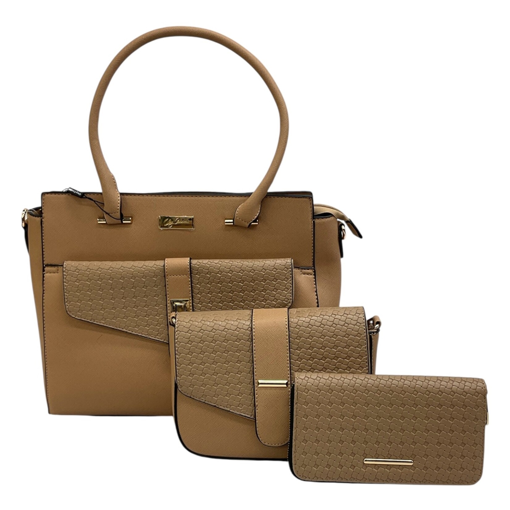 OLEG CASSINI OLEG CASSINI HANDBAG SET OWC-06-221-M4