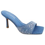 ANNE MICHELLE ANNE MICHELLE SLIDE RHINESTINE BAND HEEL ZEAL-89