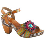 L'ARTISTE L'ARTISTE FLORAL BLOCK HEEL ASTARR
