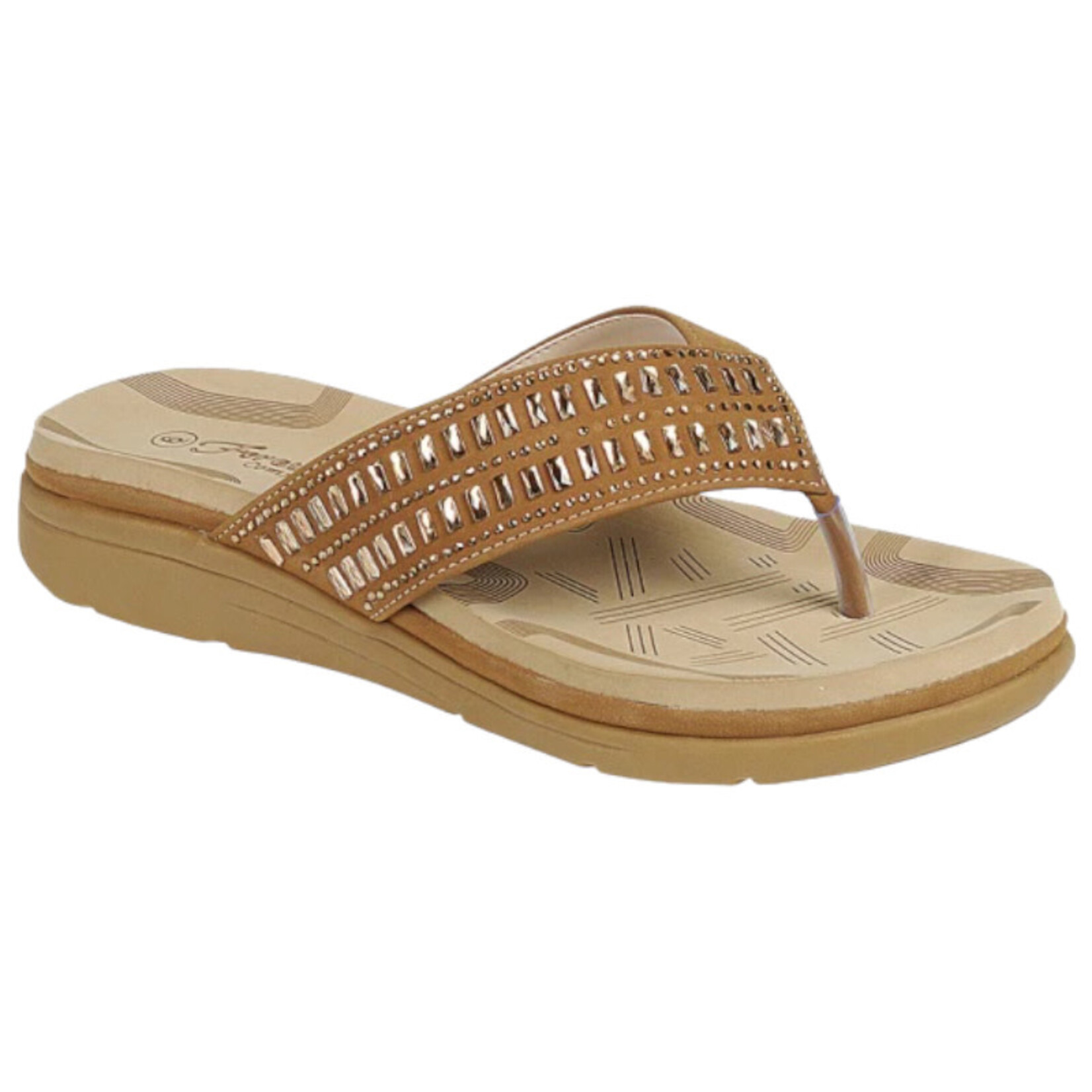 FOREVER FOREVER RHINESTONE SLIPPER TRACY-27