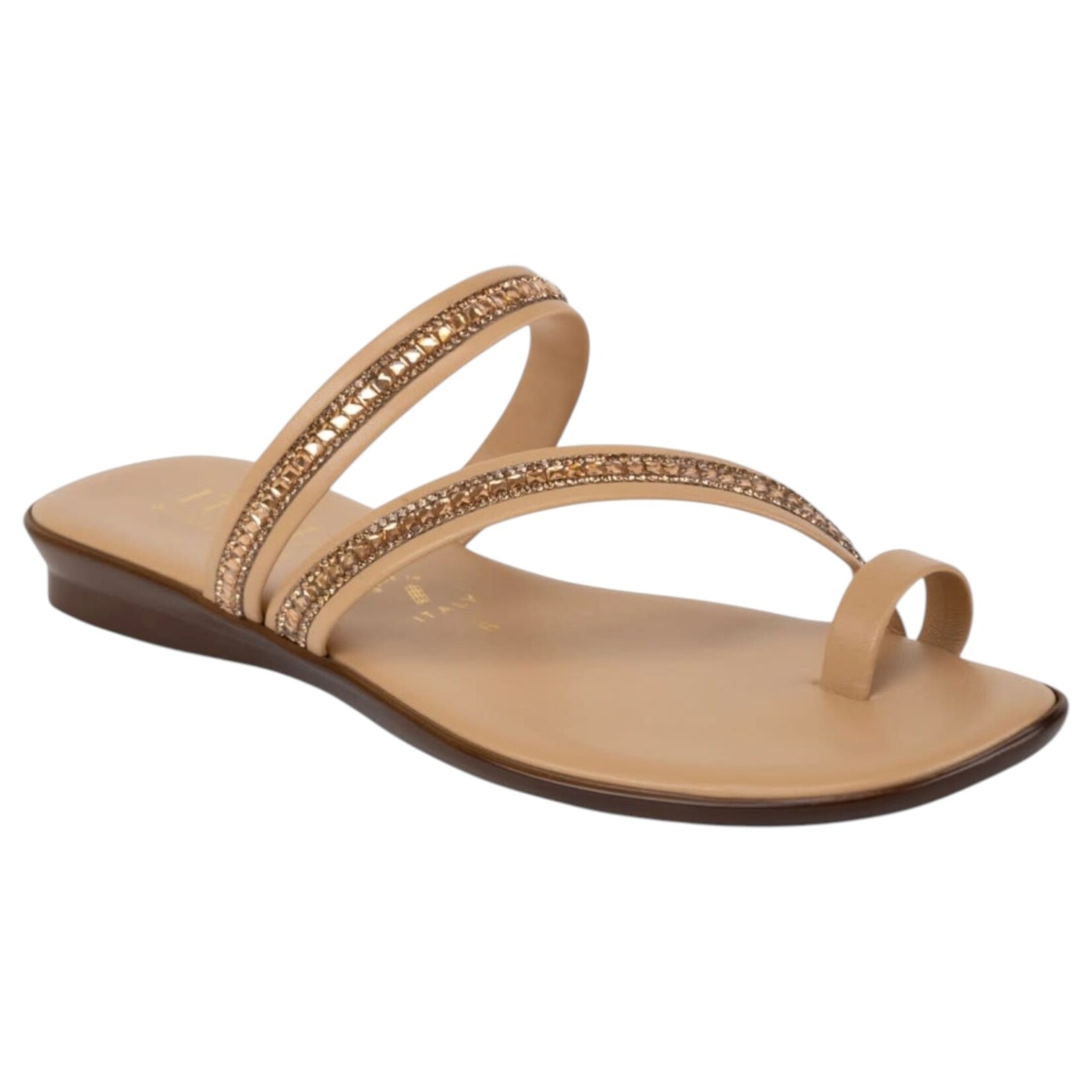 ITALIAN SHOEMAKERS ITALIAN TOE LOOP SLIPPER VELVETTE