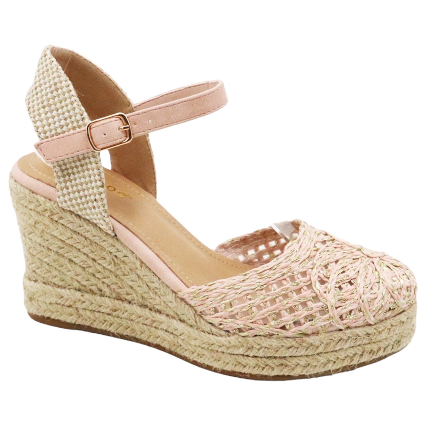 BAMBOO BAMBOO WOVEN FRONT ANKLE STRAP WEDGE DITCH-01