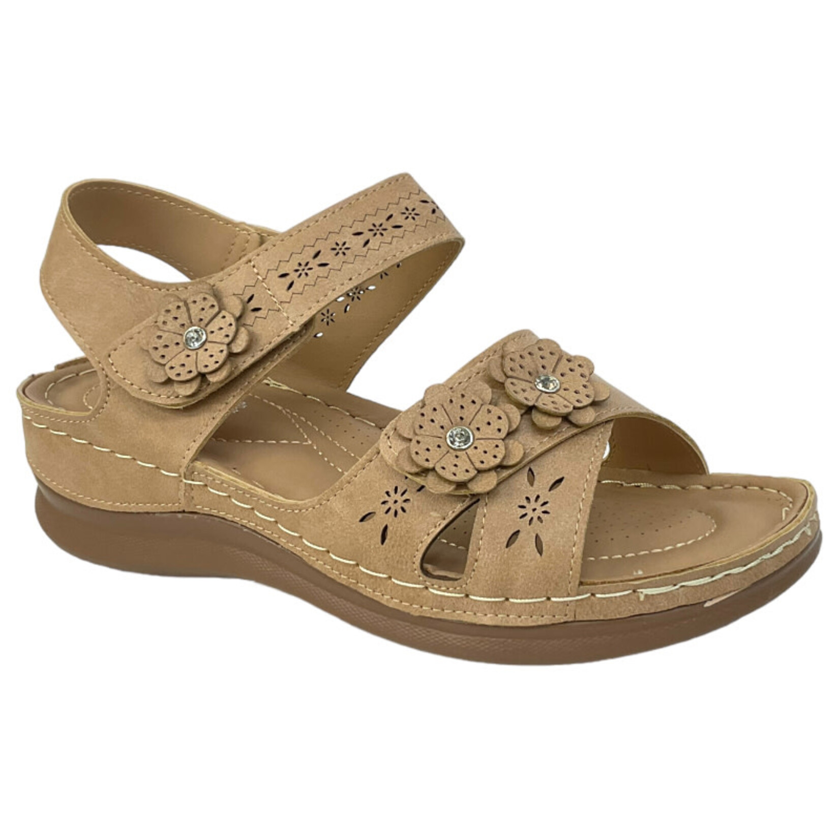 ATALINA ATALINA CROSS BAND VELCRO SANDAL DC9339