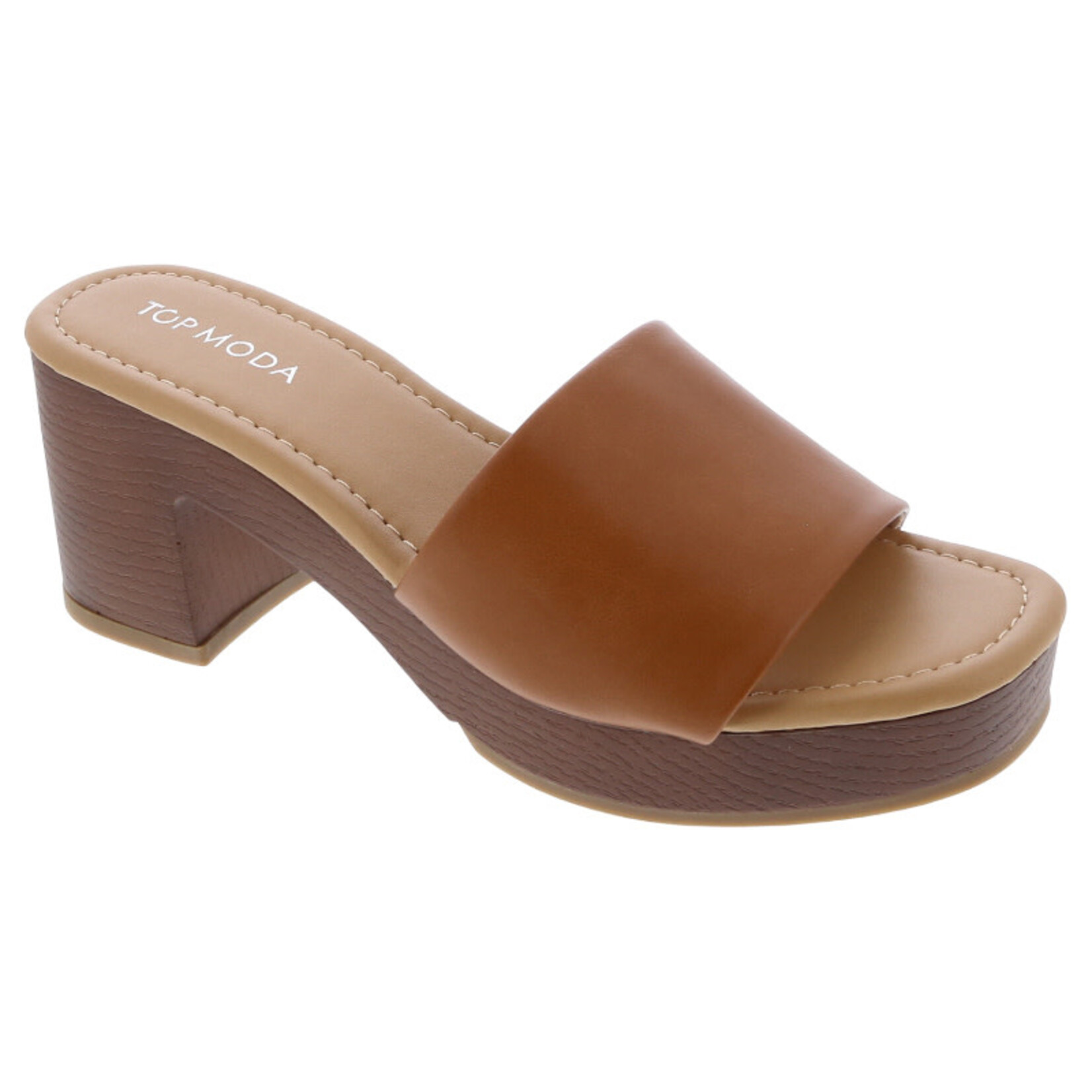 TOP MODA TOP MODA WIDE BAND SLIDE BLOCK HEEL LAUREN-1