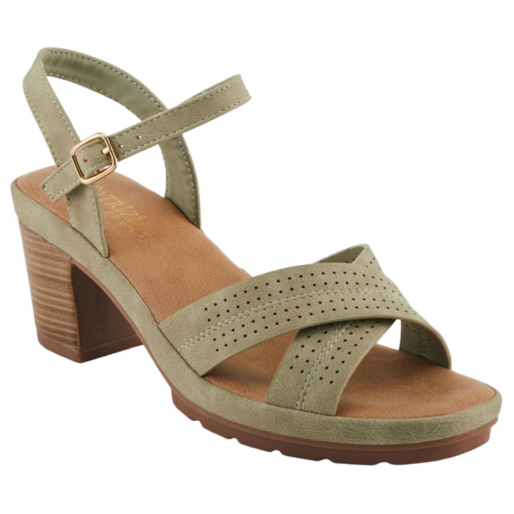 PATRIZIA PATRIZIA SLINGBACK STACKED HEEL RAVENNO