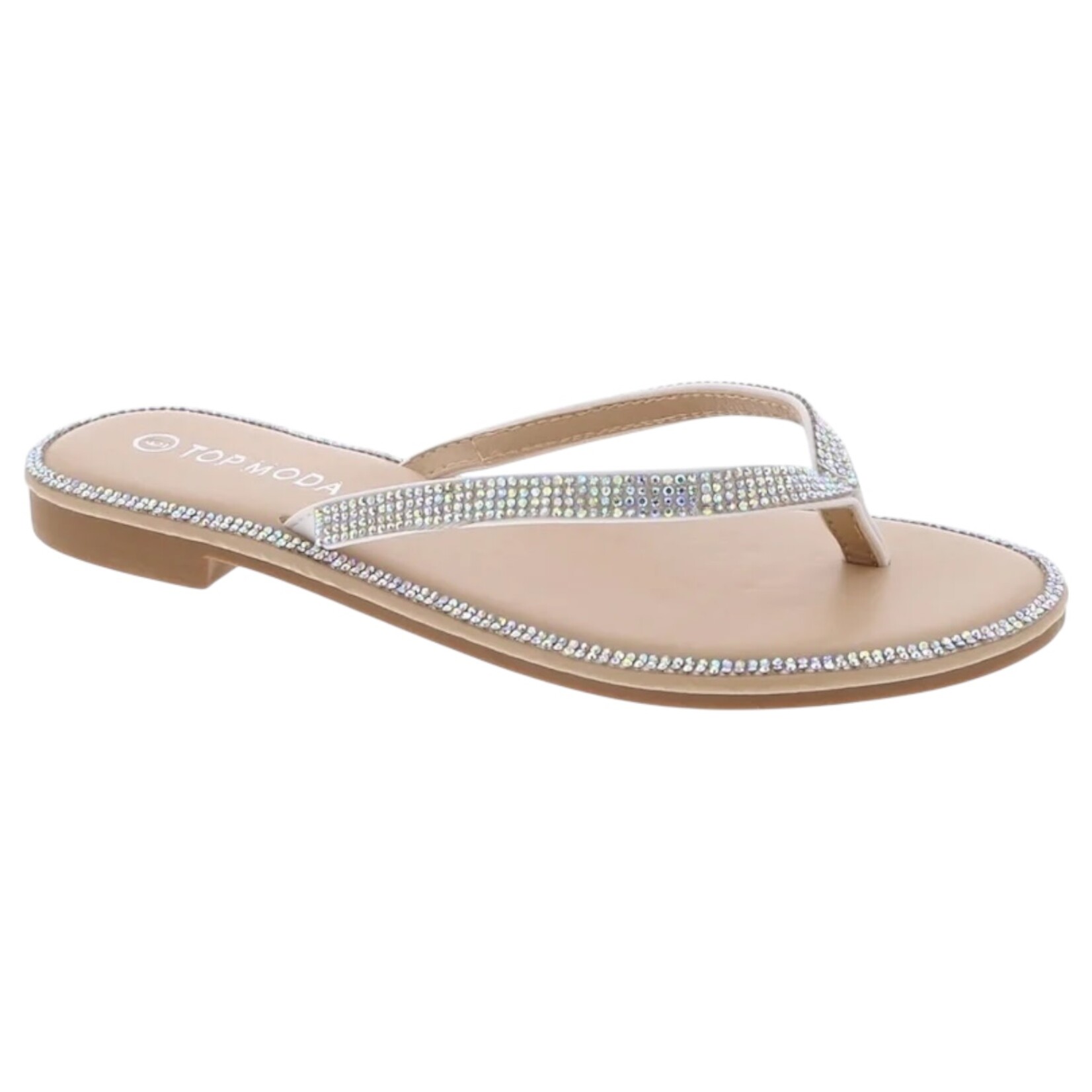 TOP MODA TOP MODA THONG RHINESTONE SLIPPER HAITI-1