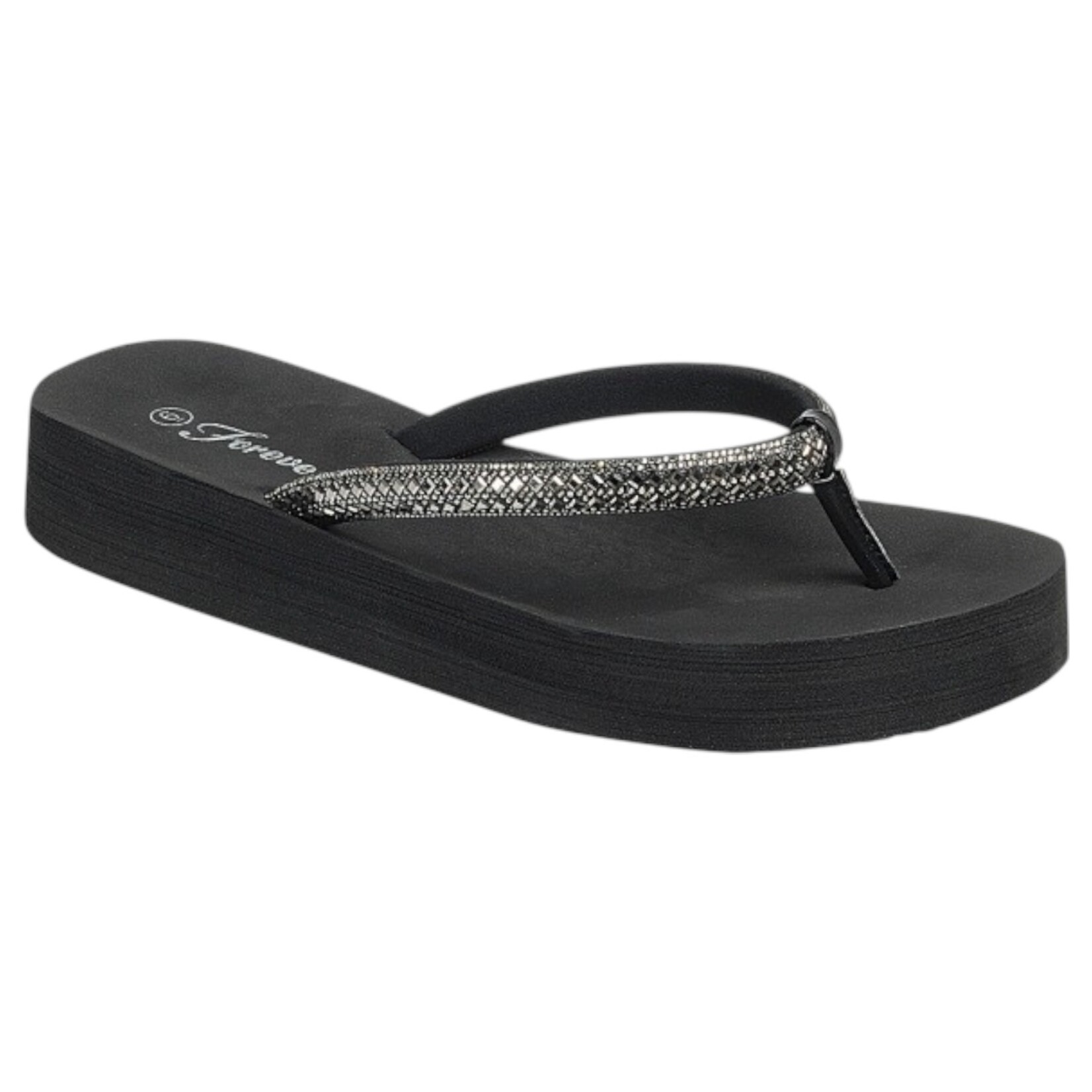 FOREVER FOREVER GEM STRAP THONG SLIPPER ARABELLA-05