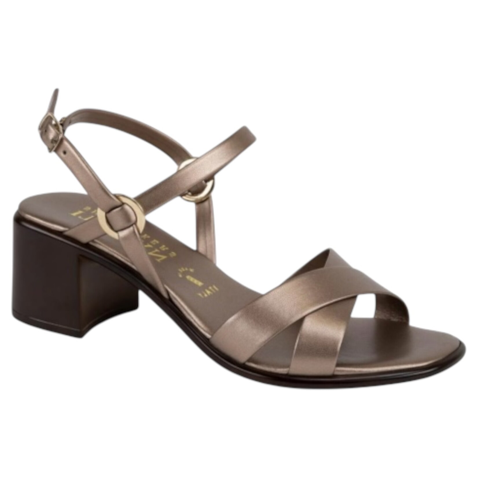 ITALIAN SHOEMAKERS ITALIAN CROSS BAND SLINGBACK BLOCK HEEL KRISTAL